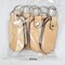 Blank Leather Keychains with Colored Edges – DIY Custom Key Fobs -10 Pack